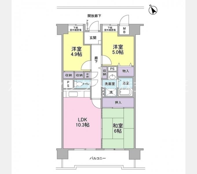 サニーコットン住之江 間取り