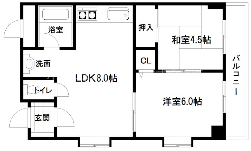 大阪府大阪市西成区千本南２丁目 間取り