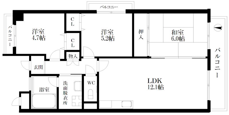 すまいる住吉大社 間取り