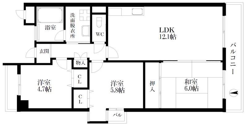 すまいる住吉大社 間取り
