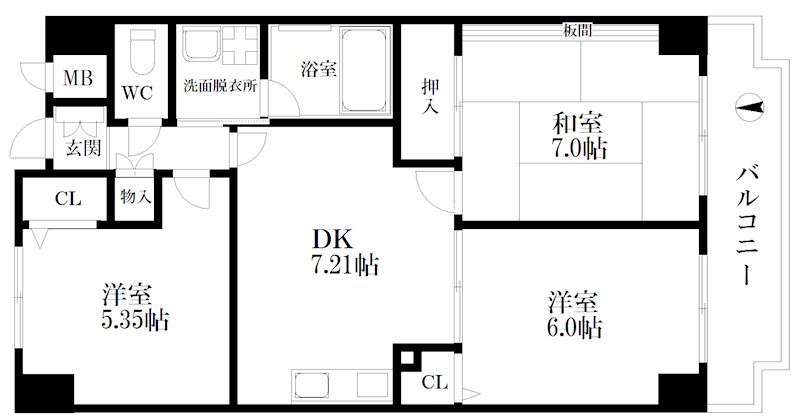 コーポエトワール 間取り