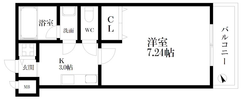 プルミエール住之江 間取り