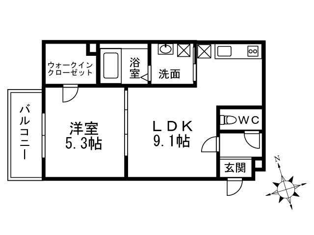 大阪府大阪市西成区玉出東２丁目 間取り