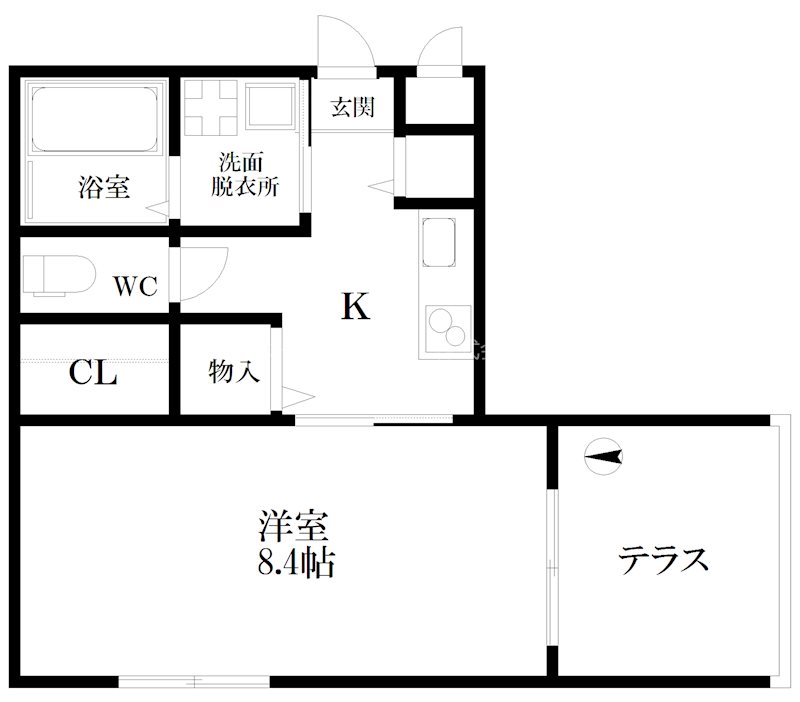 アッツコート玉出駅前 間取り