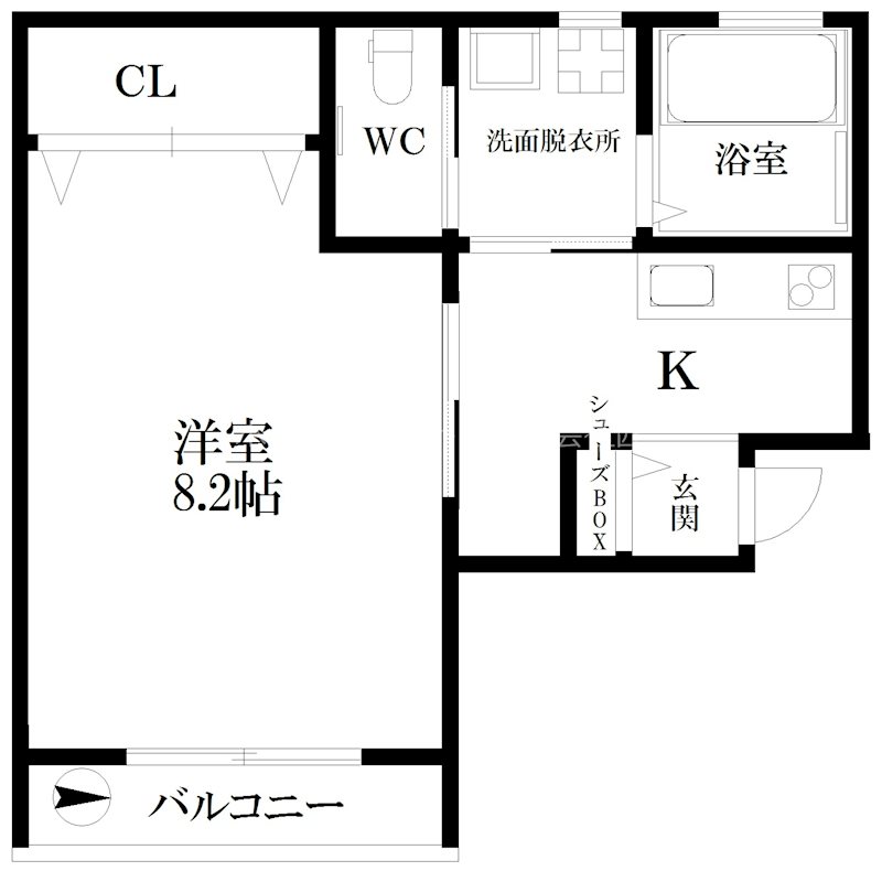 アッツコート玉出駅前 間取り