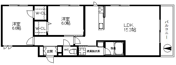 メゾン帝塚山 間取り