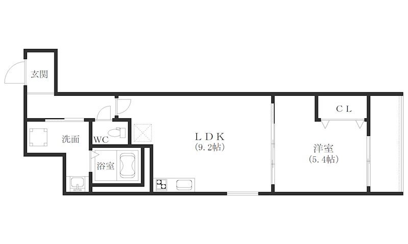 フジパレス西加賀屋Ⅲ番館 間取り