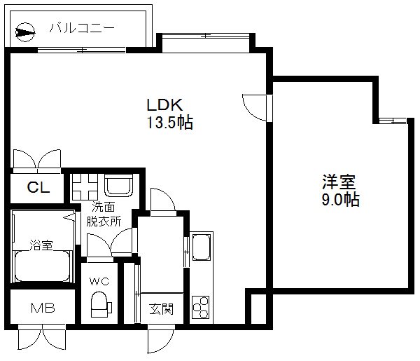 グランドムール岸里 間取り
