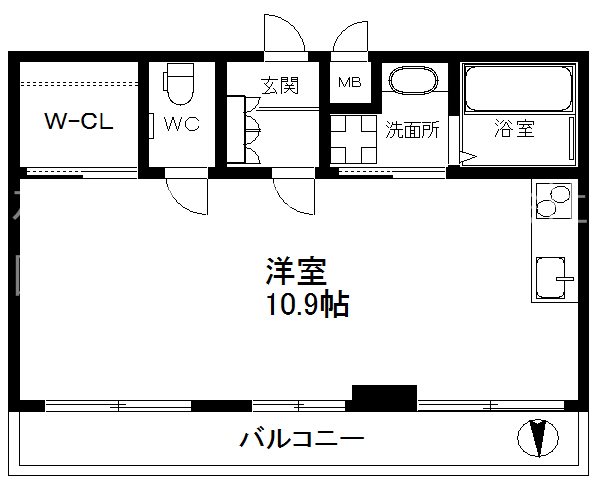 北畠ハイツ  間取り