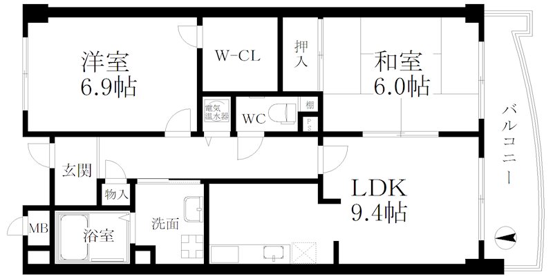 メゾンドグラシア 間取り
