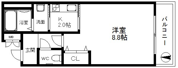 サンライフカガヤ 間取り