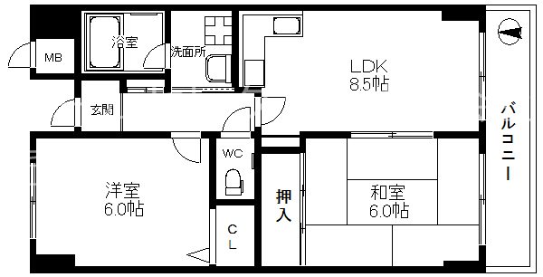 カワデンエミネンスハイツ 間取り