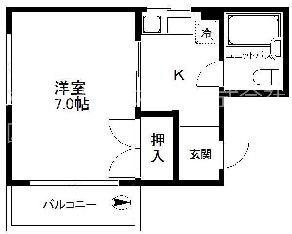 ベルメゾン玉出 間取り