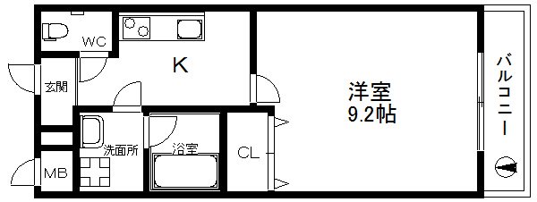 大阪府大阪市住之江区安立２丁目 間取り