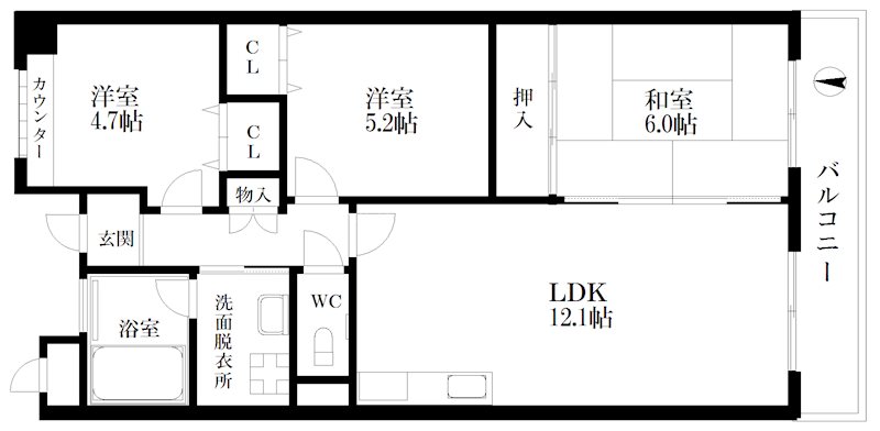 すまいる住吉大社 間取り