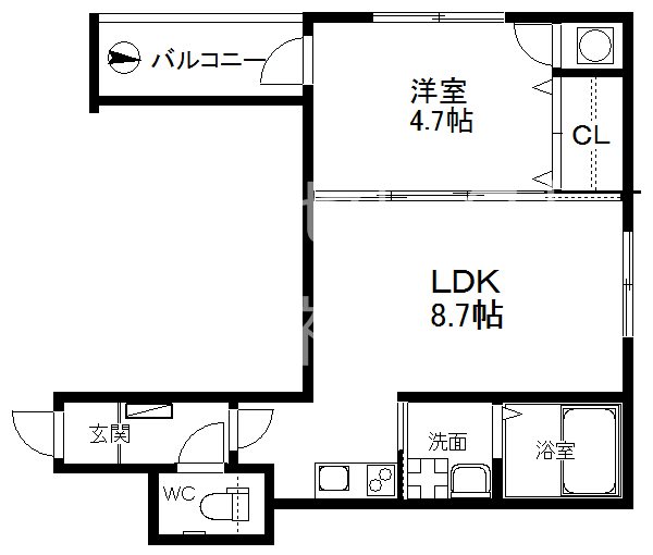 ｆアセシアチャート 大阪市住吉区清水丘 アパート 3階 1ldk 6 4万円 玉出の賃貸ならホームセレクト ホームセレクト