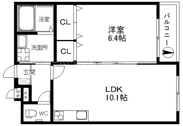 フジパレス西加賀屋 間取り