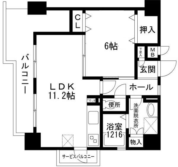メゾンキコー住之江 間取り