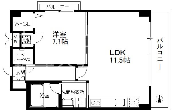 グレース帝塚山 間取り