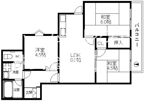 グレースハイム上住吉 間取り