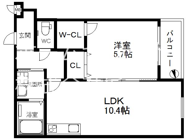 フジパレス我孫子前駅西 間取り