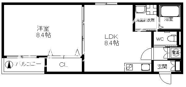 F asecia Rio  間取り