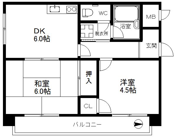 ユーハイツ 間取り