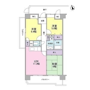 サニーコットン住之江 間取り