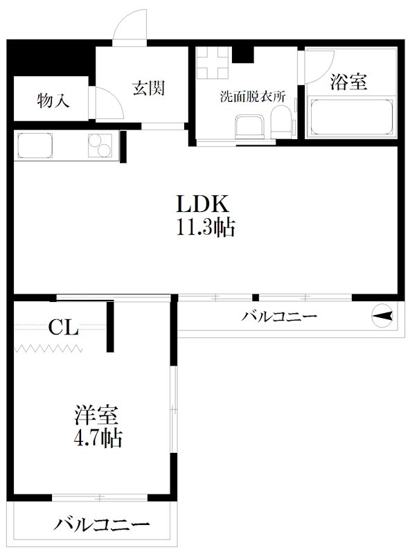 メゾンビトロ1 間取り