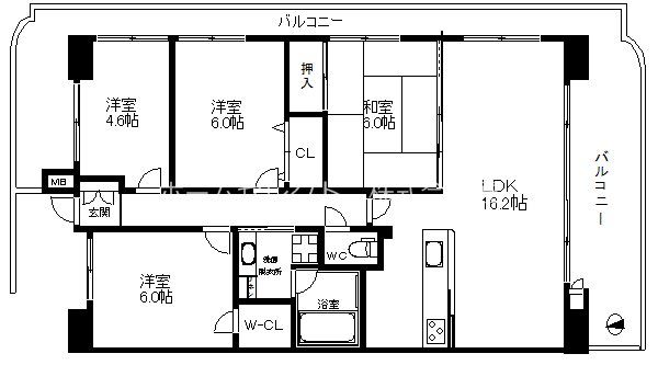 ライオンズマンション住之江公園 間取り