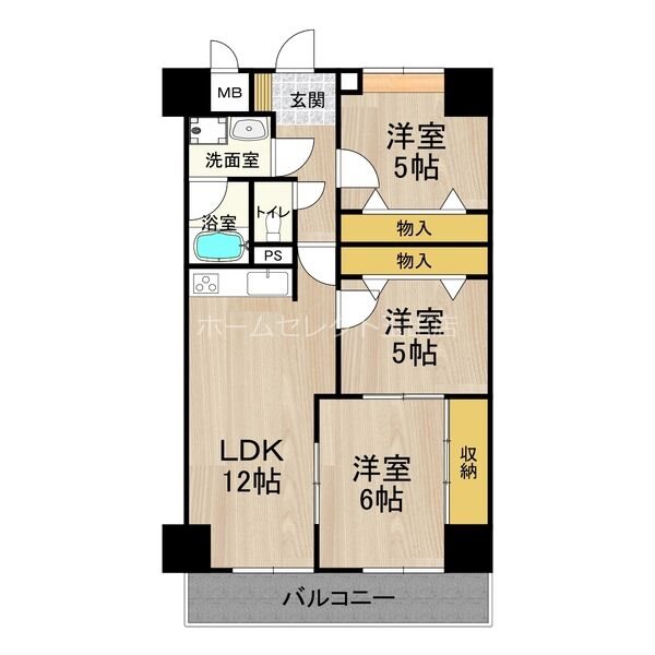 パークモダン住之江公園 間取り