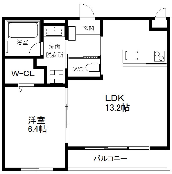 オリーブコート天下茶屋 間取り