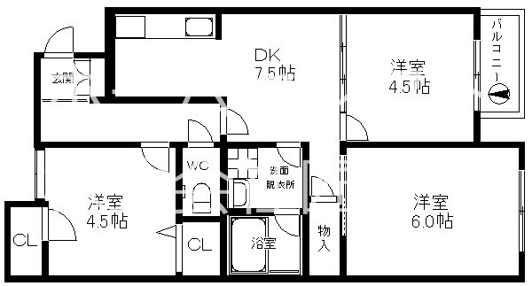 ラパンジール住吉公園 間取り