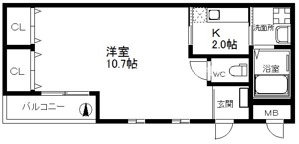 ミューズショコラ 間取り