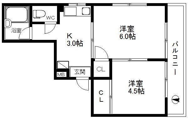 さんさん玉出 間取り