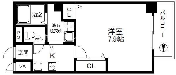 エムズコート玉出 間取り