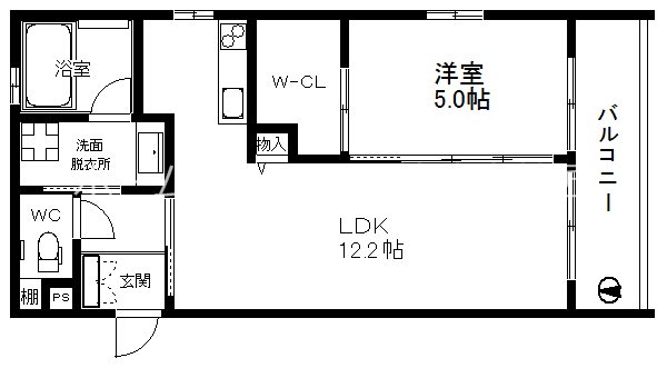 オリーブコート天下茶屋 間取り