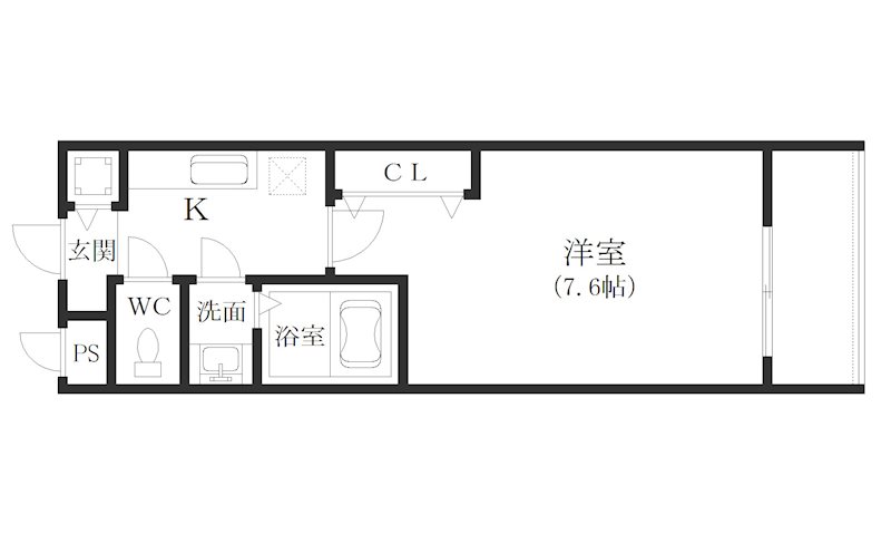ラフィーネ聖天坂Ⅲ番館 間取り
