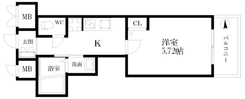 グランパシフィック玉出 間取り