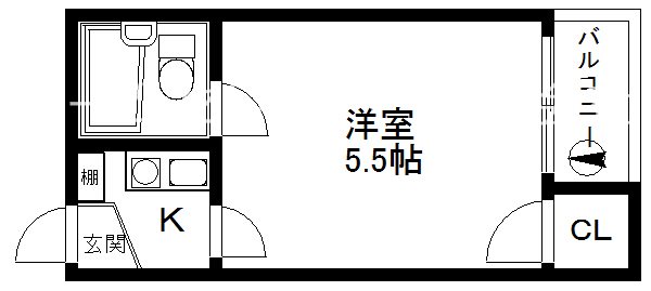 ヴィラ玉出 間取り