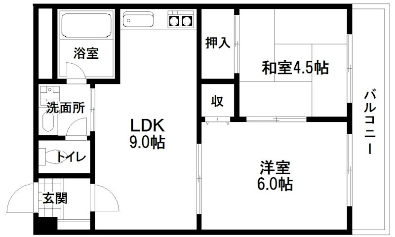 大阪府大阪市西成区千本南２丁目 間取り
