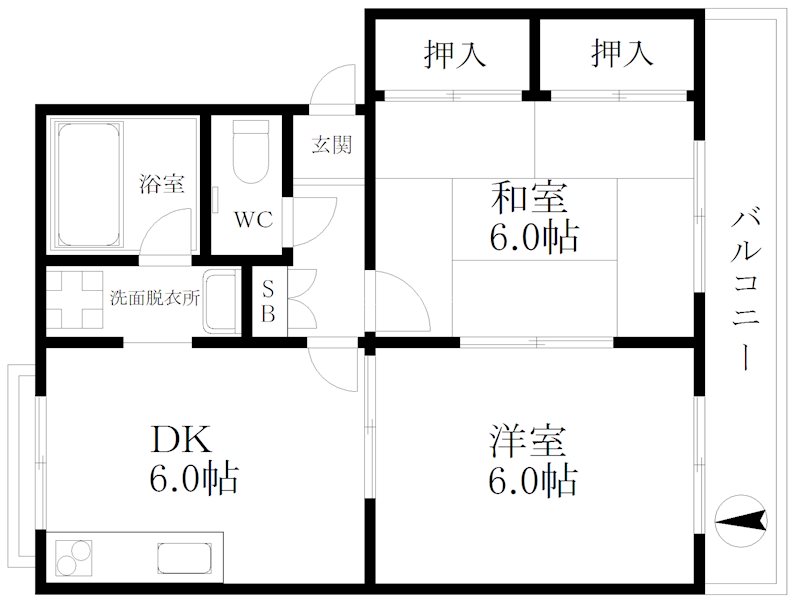 ドエル一番館 間取り