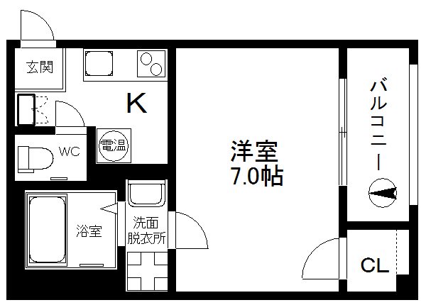 みおつくし岸里 間取り