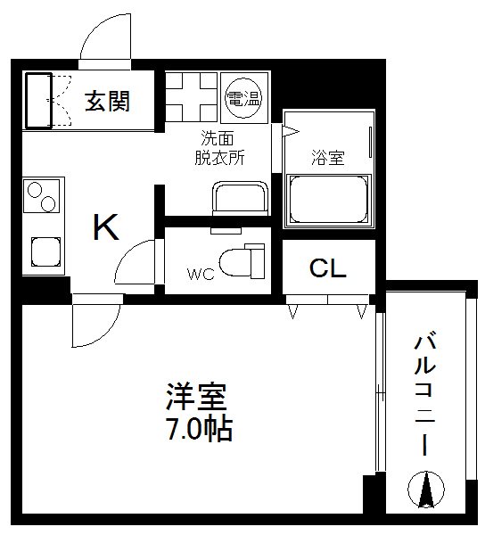 みおつくし岸里 間取り