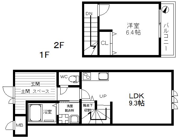 ツイン フォレスト住之江Ⅰ番館 間取り
