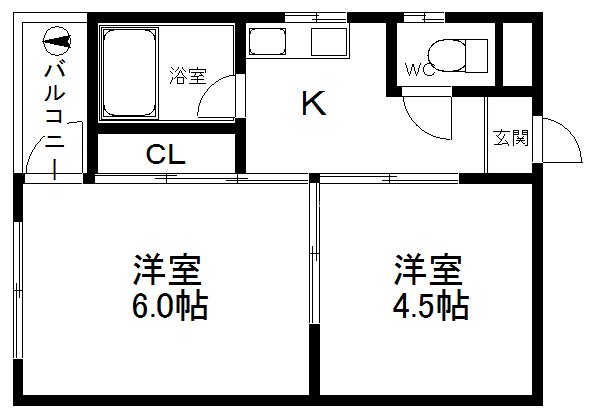 グランビルド北津守 間取り