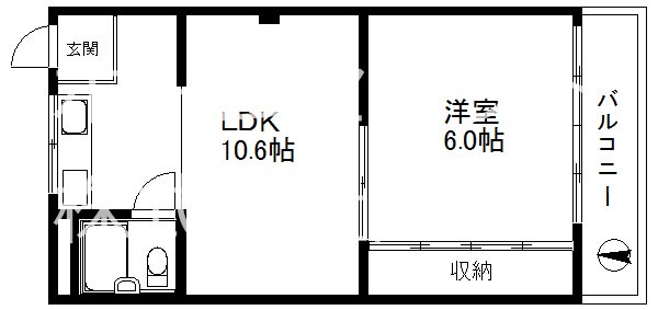 コーポハラ 間取り