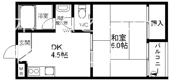 栄光ロイヤルハイツ 間取り
