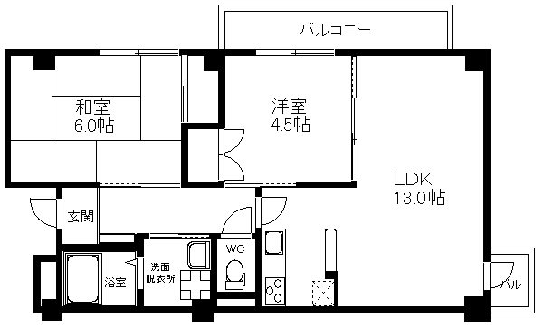 ヒルトップハウス　　 間取り