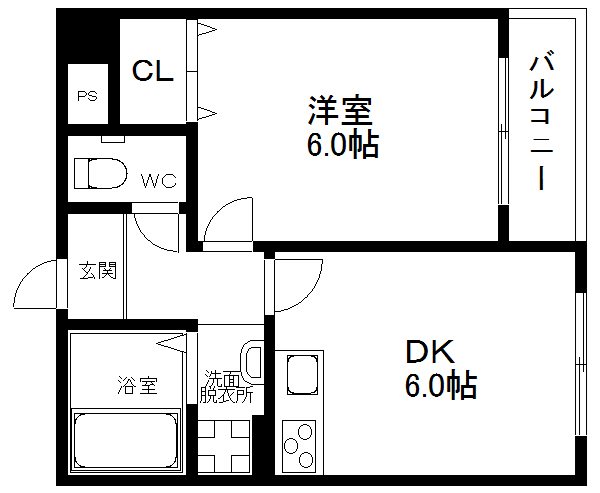 プライム岸里東 間取り